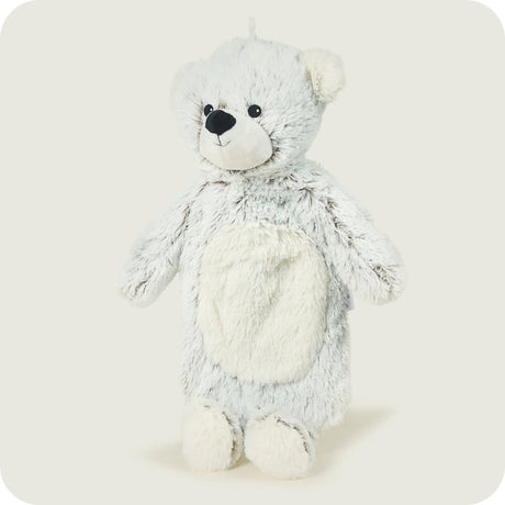 Warmies 3D Square Hot Water Bottle Marshmallow Bear - H/H - HOT WATER BOTTLE - Beattys of Loughrea
