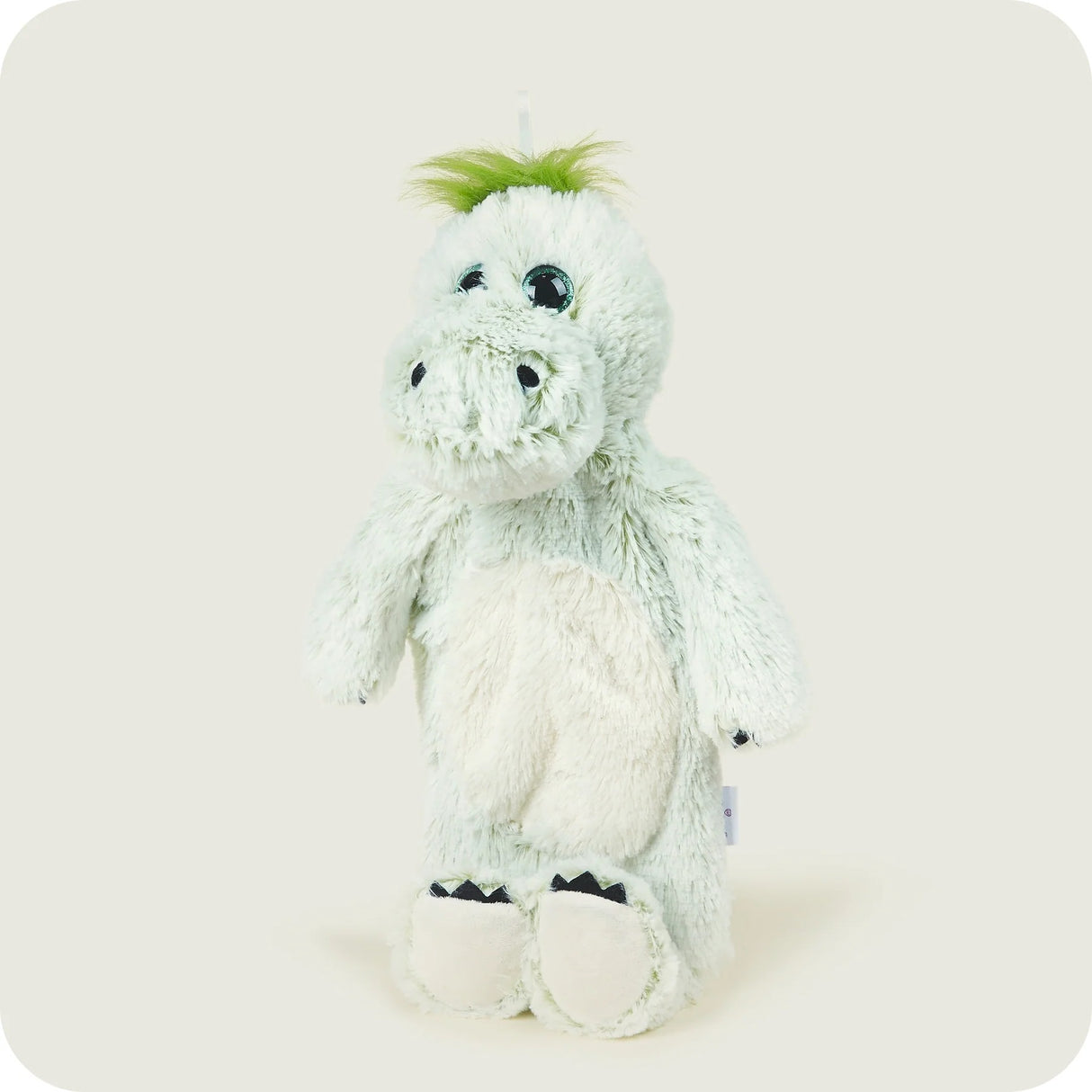 Warmies 3D Square Hot Water Bottle Marshmallow Dinosaur - H/H - HOT WATER BOTTLE - Beattys of Loughrea