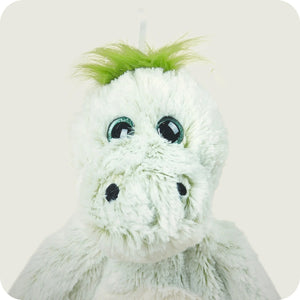 Warmies 3D Square Hot Water Bottle Marshmallow Dinosaur - H/H - HOT WATER BOTTLE - Beattys of Loughrea