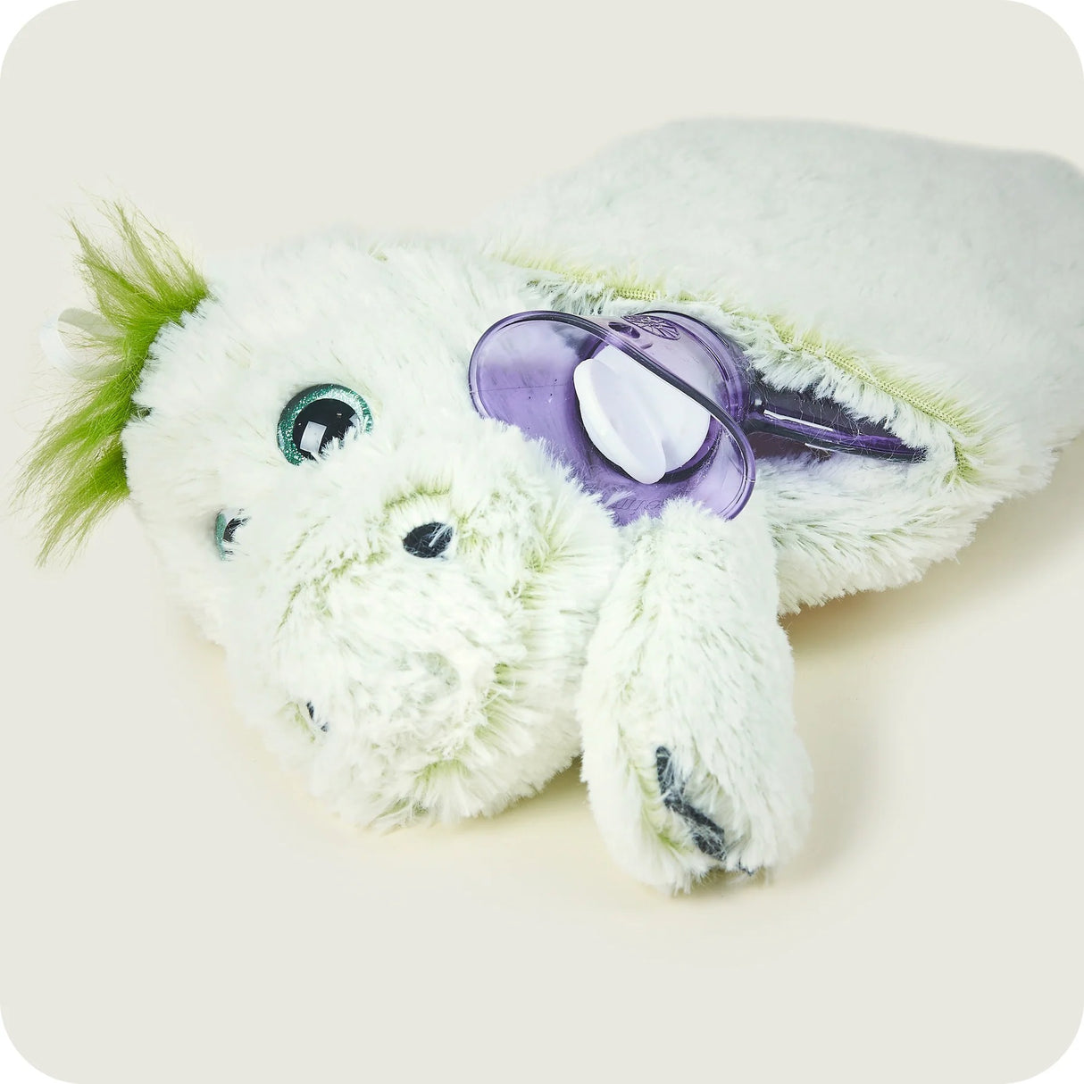 Warmies 3D Square Hot Water Bottle Marshmallow Dinosaur - H/H - HOT WATER BOTTLE - Beattys of Loughrea