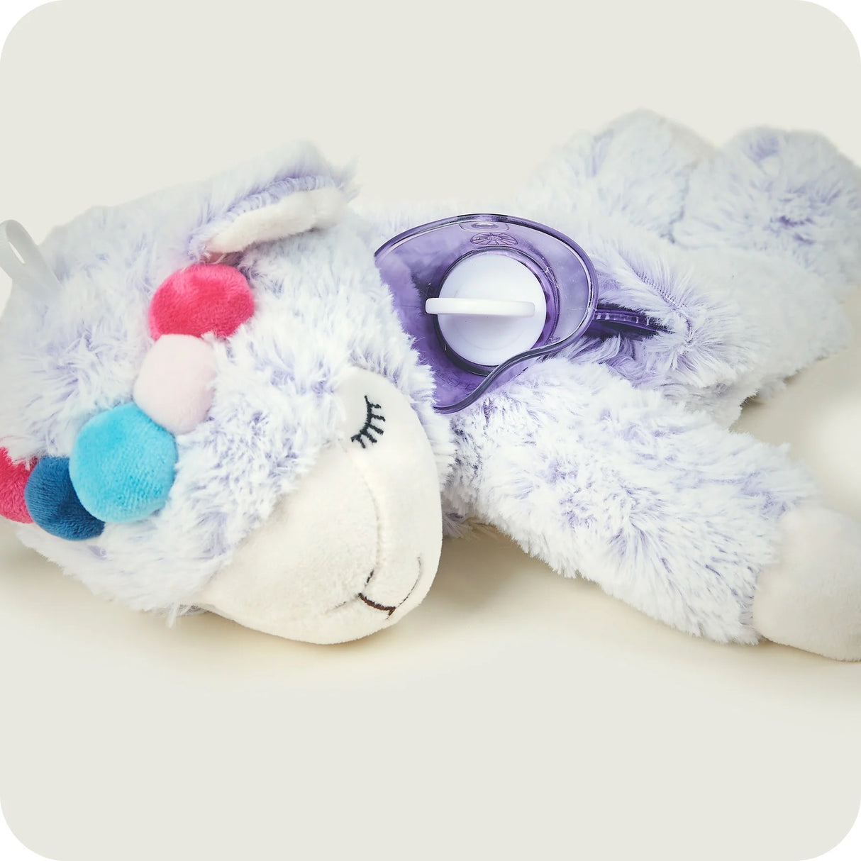 Warmies 3D Square Hot Water Bottle Marshmallow Llama - H/H - HOT WATER BOTTLE - Beattys of Loughrea