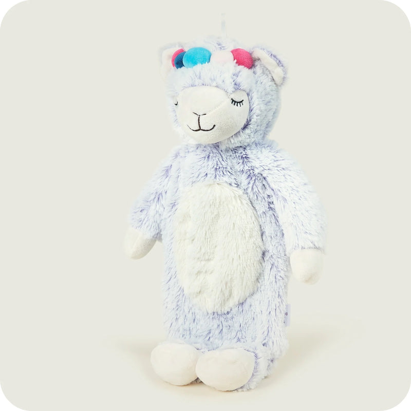 Warmies 3D Square Hot Water Bottle Marshmallow Llama - H/H - HOT WATER BOTTLE - Beattys of Loughrea