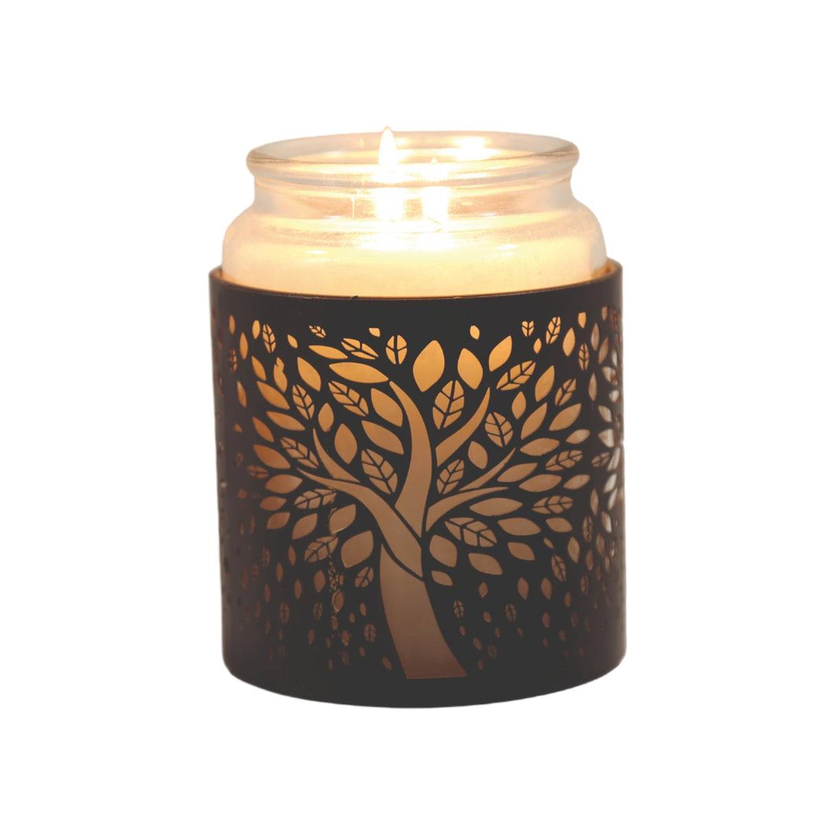 Tealight Wax Melter and Candle Holder - Black Tree of Life 10.5cm - Beattys of Loughrea | www.beattys.ie