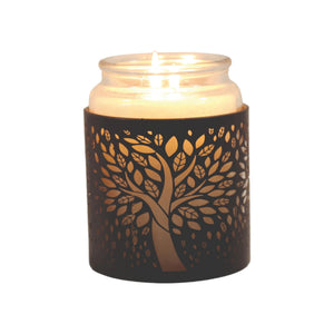 Tealight Wax Melter and Candle Holder - Black Tree of Life 10.5cm - Beattys of Loughrea | www.beattys.ie