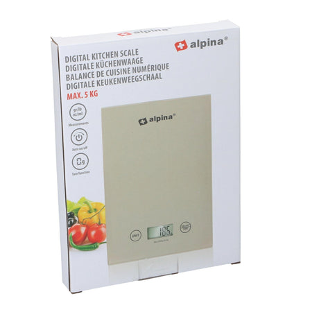 ALPINA Digital Kitchen Scale 5 kg - Beattys of Loughrea | www.beattys.ie