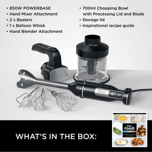 Ninja Foodi 3 - in - 1 Hand Blender, Mixer &amp; Chopper CI100UK - HAND MIXERS - Beattys of Loughrea