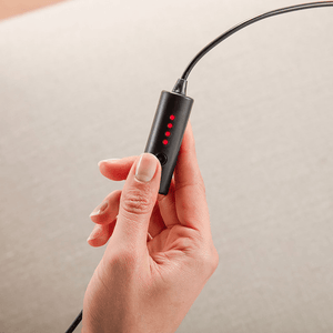 Carmen Heated Wearable Blanket 183x55cm Grey - ELEC BLANKET OVER - Beattys of Loughrea