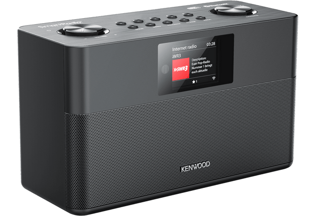 Kenwood CRST100SB, Smart Internet Radio with Spotify, Black - AM/FM RADIO - Beattys of Loughrea