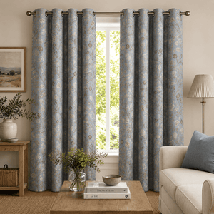 EA Design Imperial Duck Egg Eyelet Curtains - CURTAINS - READY MADE - Beattys of Loughrea