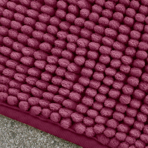 Catherine Lansfield Bathroom Bobble Bath Mat Raspberry - BATH MATS/SETS - Beattys of Loughrea