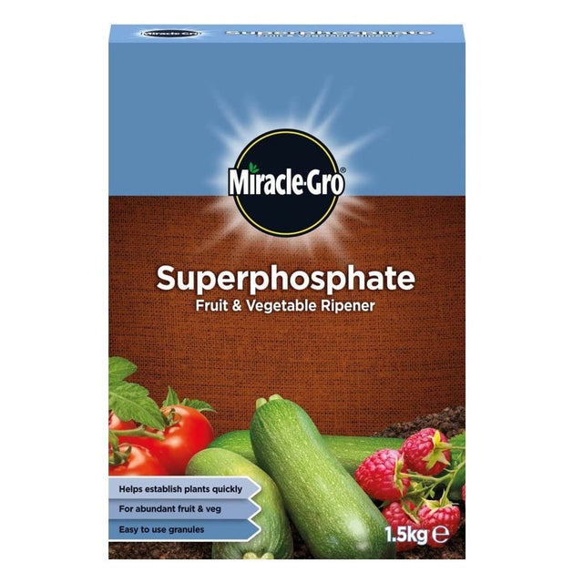 Miracle - Gro Superphosphate Fruit & Vegetable Ripener 1.5kg - FERTILISER GRANULAR/SOLUBLE/LIQ - Beattys of Loughrea