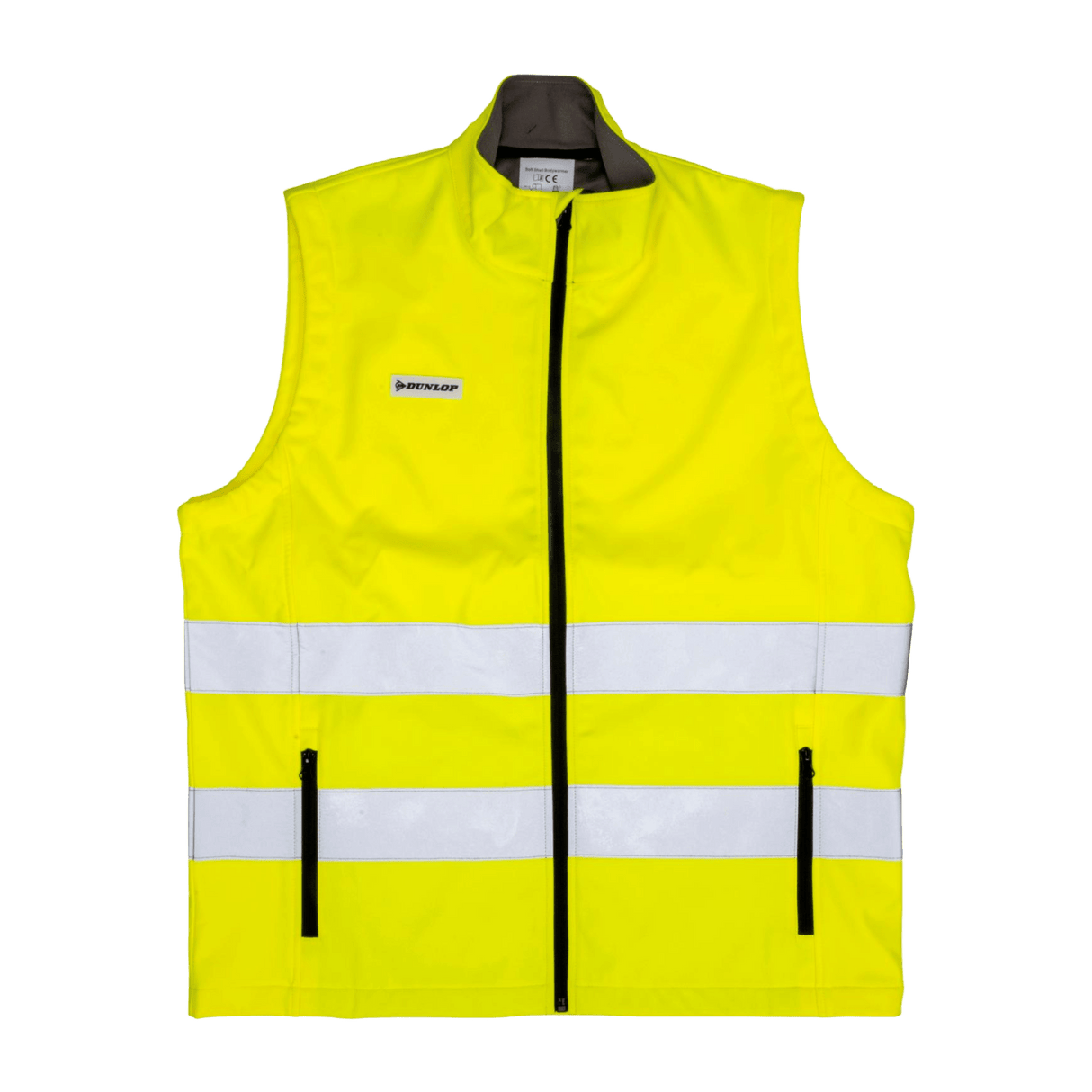 Dunlop Hi-Vis Soft Shell Bodywarmer Size XXL - JACKET/ BODYWARMER - Beattys of Loughrea