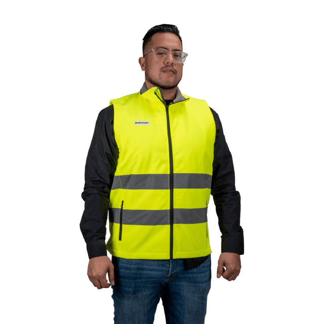 Dunlop Hi-Vis Soft Shell Bodywarmer Size XXXL - JACKET/ BODYWARMER - Beattys of Loughrea