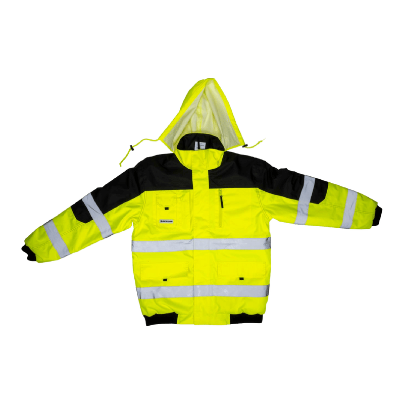 Dunlop Hi-Vis Safety Jacket Size L - JACKET/ BODYWARMER - Beattys of Loughrea