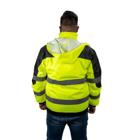 Dunlop Hi-Vis Safety Jacket Size XL - JACKET/ BODYWARMER - Beattys of Loughrea