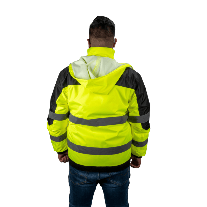 Dunlop Hi-Vis Safety Jacket Size XXXL - JACKET/ BODYWARMER - Beattys of Loughrea