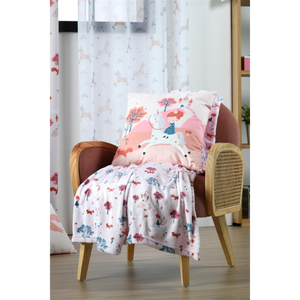 Cyrielle Throw Pink 130 x 160cm - THROWS/BLANKETS - Beattys of Loughrea