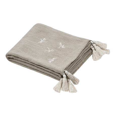 Butine Throw Natural 125 x 180cm - THROWS/BLANKETS - Beattys of Loughrea