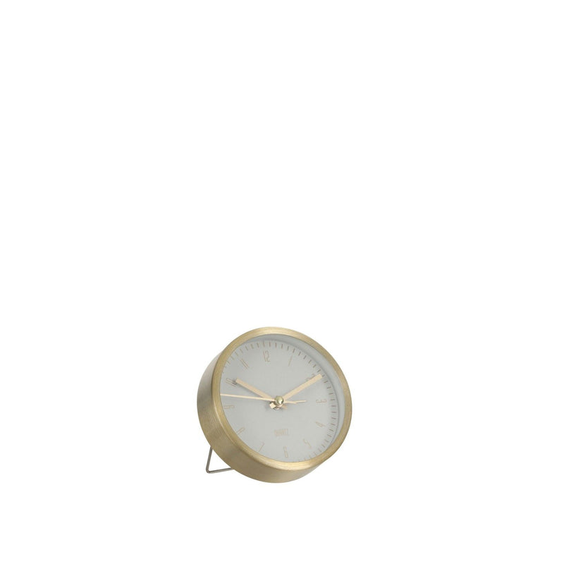 Bonn Table Clock 9cm White