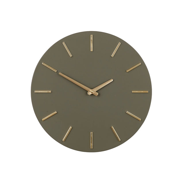 Brixen Wall Clock Dark Green 35.5cm - Beattys of Loughrea | www.beattys.ie