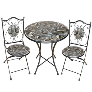 Santona Two Seater Metal Framework Bistro Set - BISTRO SET 2 PERSON - Beattys of Loughrea