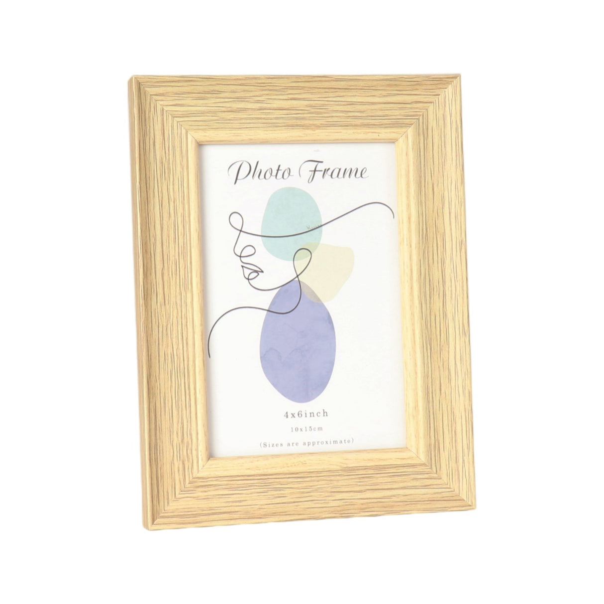 Wooden Lightwood Effect Photo Frame 4x6