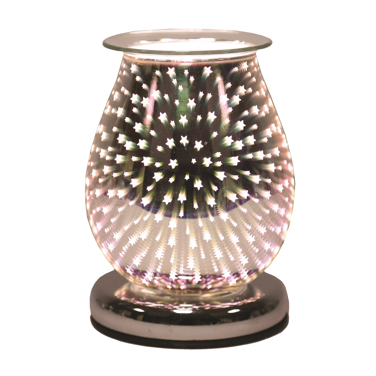 Oval 3D Electric Wax Melter - Shooting Star