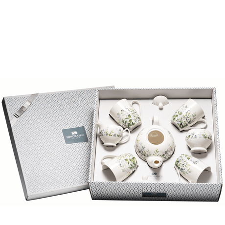 Newgrange Living Green Floral Bone China Tea Set - MUG SETS - Beattys of Loughrea