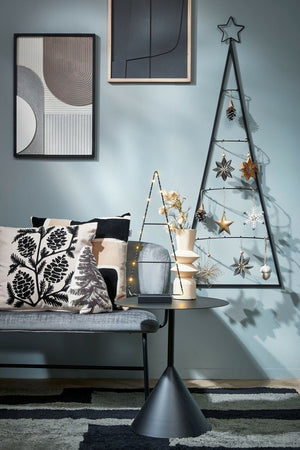 Metal Wall Rack for Decorations L50 x H131cm Black - XMAS ACCESSORIES - Beattys of Loughrea