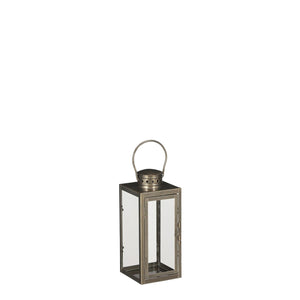 Arzilla Gold Lantern 23.5cm - CANDLE HOLDERS / Lanterns - Beattys of Loughrea