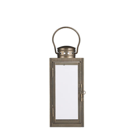 Arzilla Gold Lantern 23.5cm - CANDLE HOLDERS / Lanterns - Beattys of Loughrea