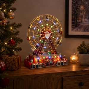 LED Christmas Ferris Wheel Decoration With Animation 48cm