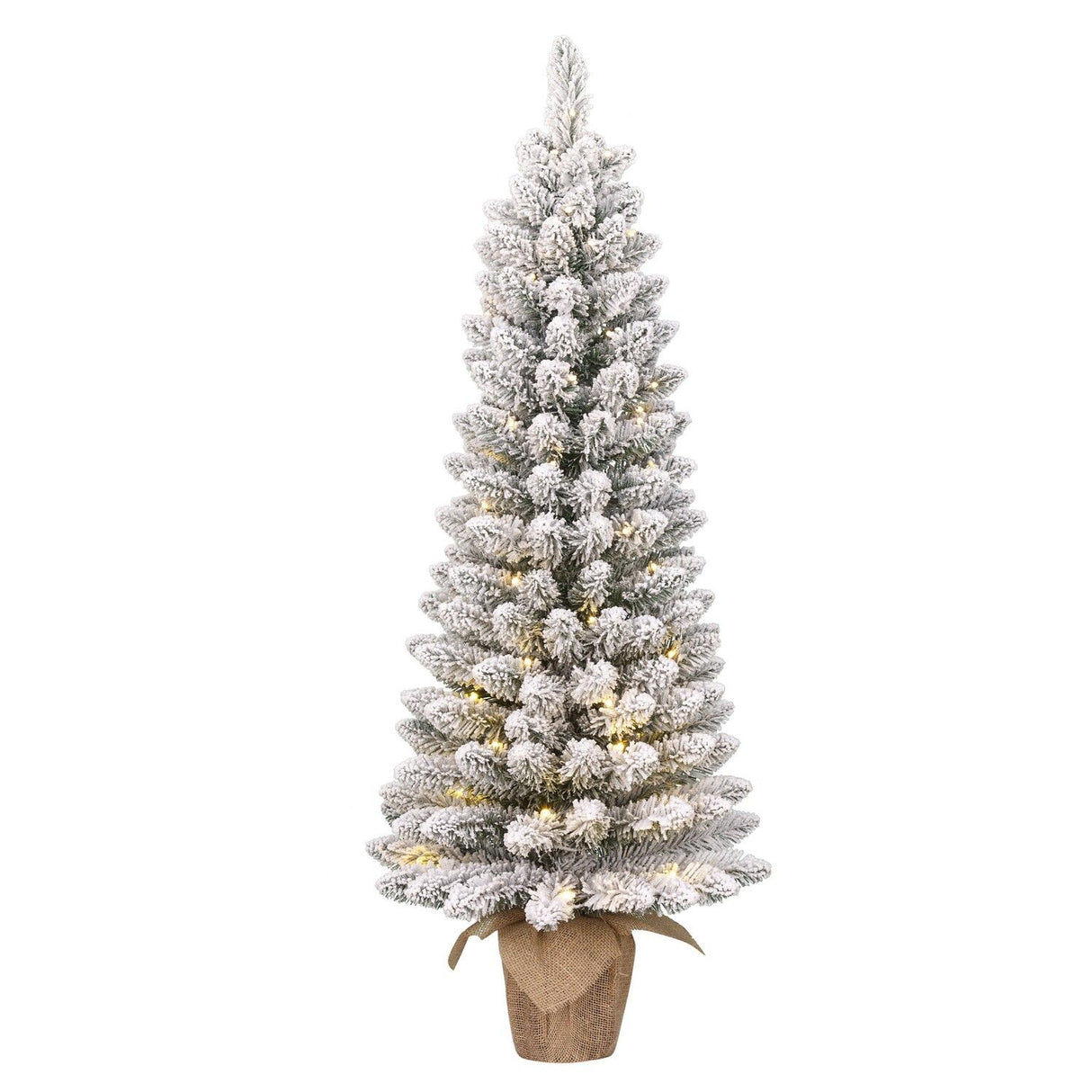 Gerlos Pre - Lit Christmas Tree with 60 LED Battery Operated with Timer 120cm (4ft) - XMAS TREE PRELIT & POPUP - Beattys of Loughrea