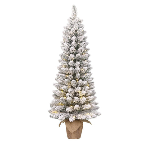 Gerlos Pre - Lit Christmas Tree with 60 LED Battery Operated with Timer 120cm (4ft) - XMAS TREE PRELIT & POPUP - Beattys of Loughrea