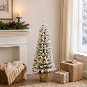 Gerlos Künstlicher Weihnachtsbaum mit 60 LED, batteriebetrieben mit Timer, 120 cm (4 Fuß)