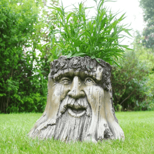 Tree Stump Planter 25cm - GARDEN ORNAMENTS INCL SOLAR - Beattys of Loughrea