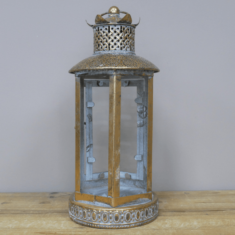 Ornate Lantern 40cm - CANDLE HOLDERS / Lanterns - Beattys of Loughrea