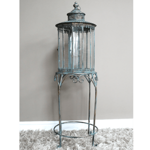 Large Lantern On Stand 120cm - CANDLE HOLDERS / Lanterns - Beattys of Loughrea