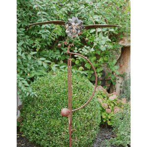 Balancing Owl on Stake Garden Decoration 120cm - GARDEN ORNAMENTS INCL SOLAR - Beattys of Loughrea