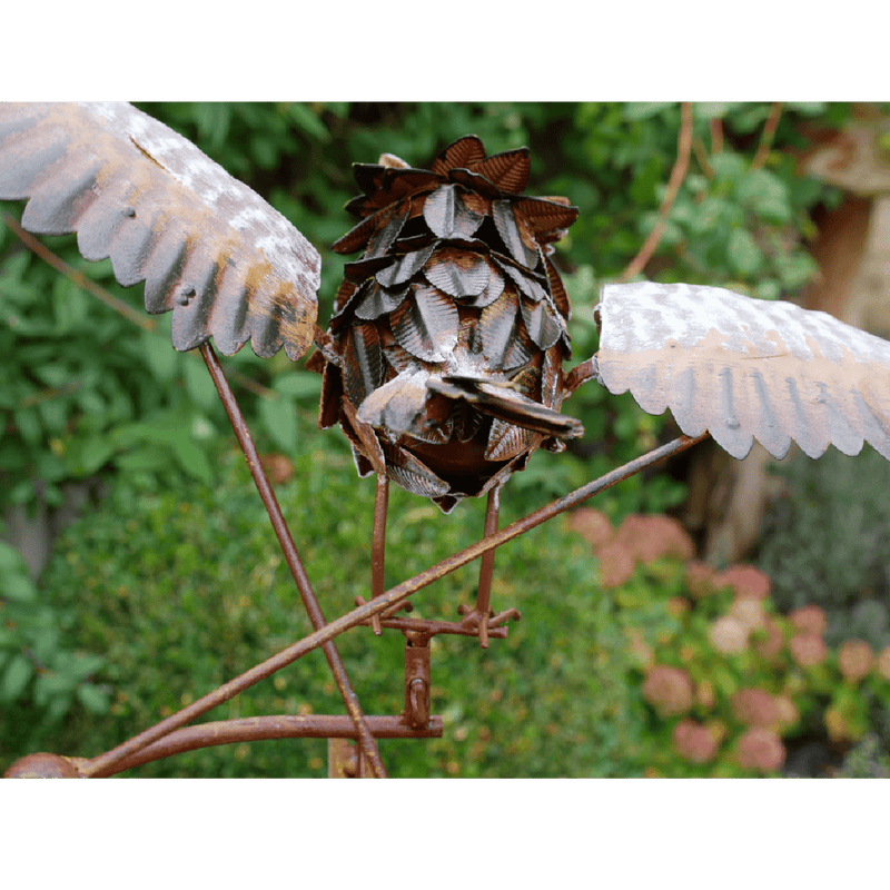 Balancing Owl on Stake Garden Decoration 120cm - GARDEN ORNAMENTS INCL SOLAR - Beattys of Loughrea