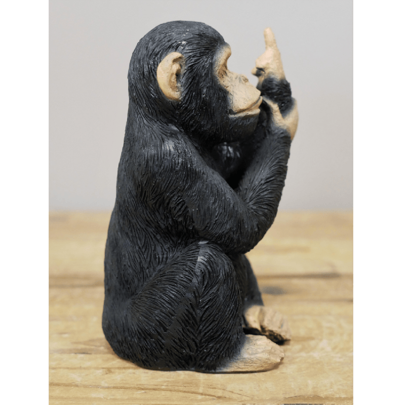 Up Yours Monkey Ornament Small 12cm - ORNAMENTS - Beattys of Loughrea