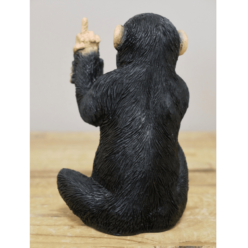 Up Yours Monkey Ornament Small 12cm - ORNAMENTS - Beattys of Loughrea