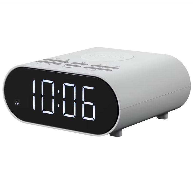 Roberts Ortus Charge Clock Radio in White