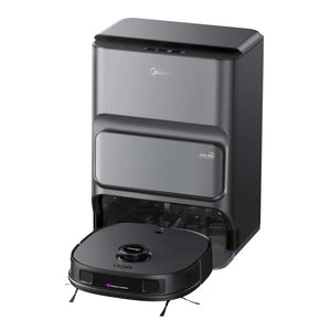 Midea V12 Robot Vacuum Cleaner and Mop Auto-Clean Station Black - ROBOT VACUUM CLEANER - Beattys of Loughrea