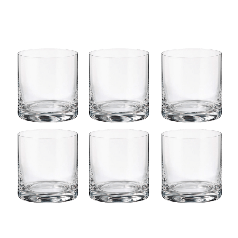 Crystal Bohemia Larus Water/ Whiskey Tumblers 410ml Set of 6 - DRINKING GLASSES - Beattys of Loughrea