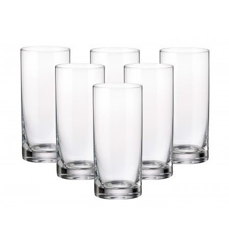 Crystal Bohemia Larus 470ml Tumblers Set of 6 - DRINKING GLASSES - Beattys of Loughrea