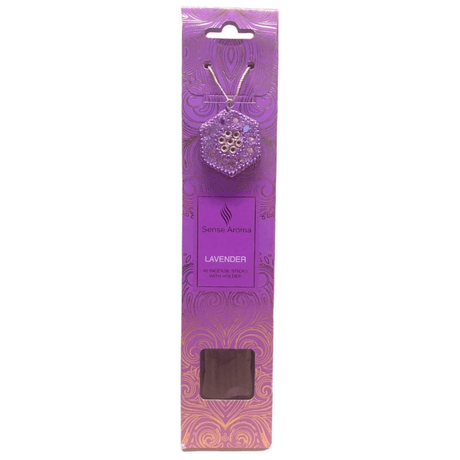Lavender Incense Sticks 40pcs with Holder A - POT POURRI/AROMATHERAPY/OILS/DIFFUSER - Beattys of Loughrea