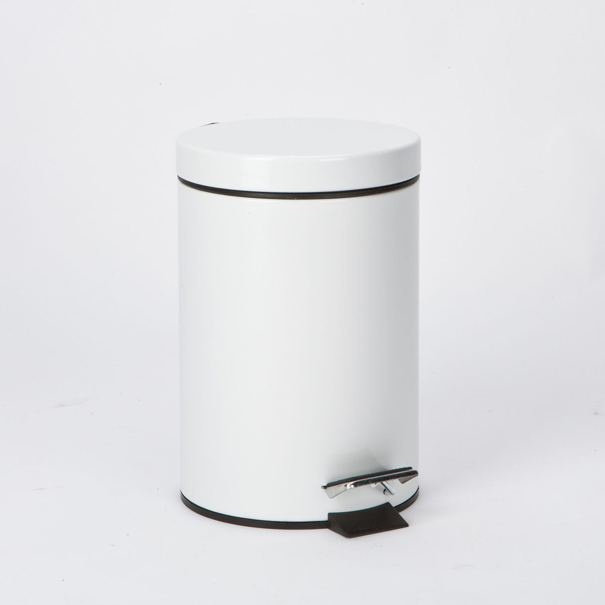 Highlands 3 Litre Pedal White Bin