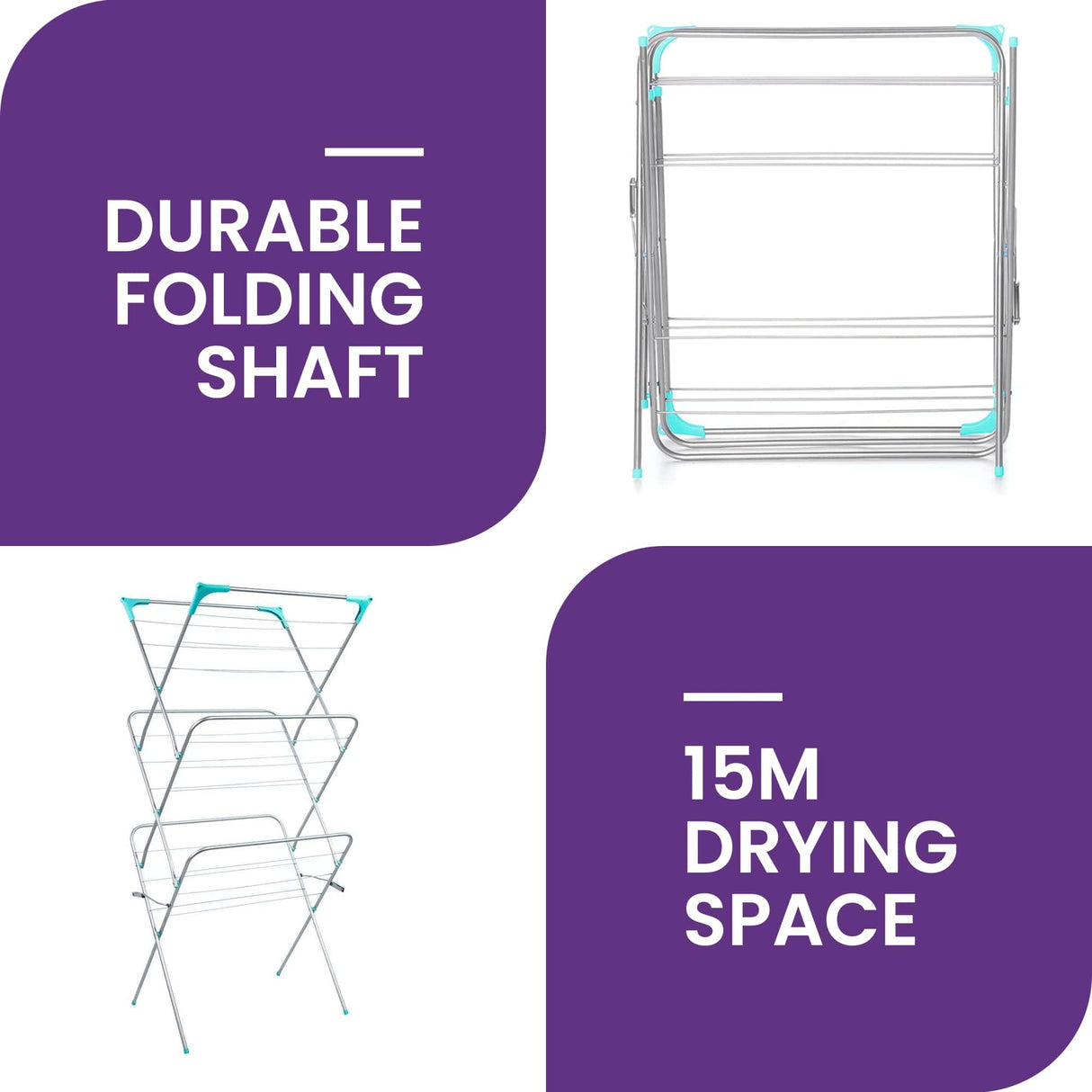 Highlands 3 Tier Clothes Airer - CLEANING CLOTHES AIRER - Beattys of Loughrea