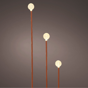 Led Stake Light Bo Outdoor Black/Classic Warm 100cm Set of 6 - XMAS ROOM DECORATION LARGE AND LIGHT UP - Beattys of Loughrea